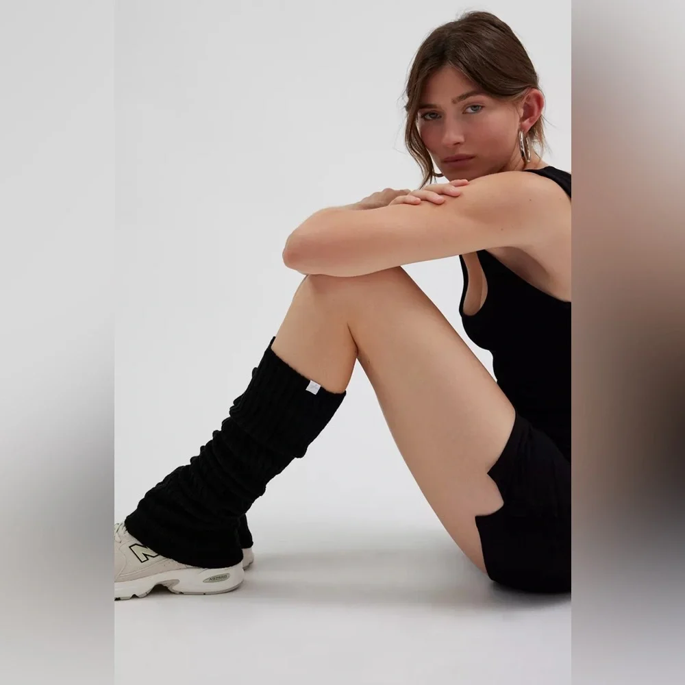 Urban Outfitters knit ribbed slouchy leg warmers